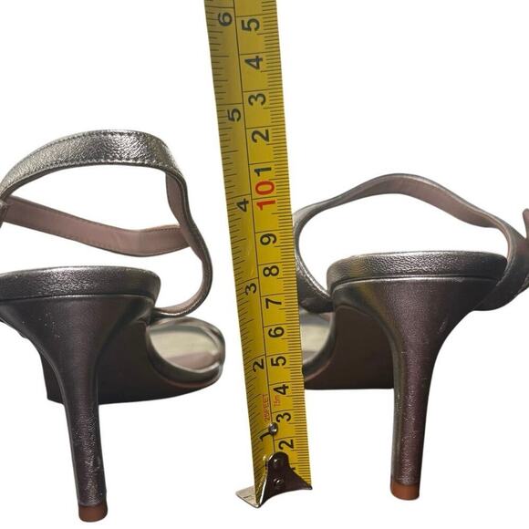 NEW STUART WEITZMAN Dancer Twistie 75 Leather Stiletto Sandal Gold Womens Sz 6.5 - Picture 11 of 11